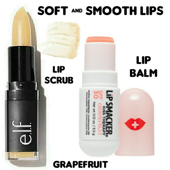 ELF Other - Soft & Smooth Lips Duo - Grapefruit Lip Scrub/Balm